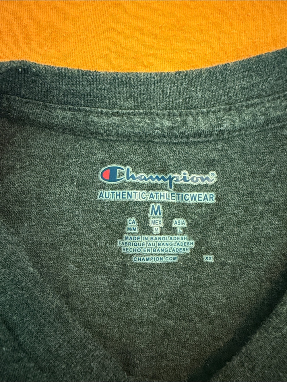 Champion Women’s Tennessee 'T' Graphic Tees in Orange & Gray - Picture 3 of 4